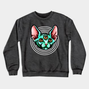 Three eyed Sphinx Cat Crewneck Sweatshirt